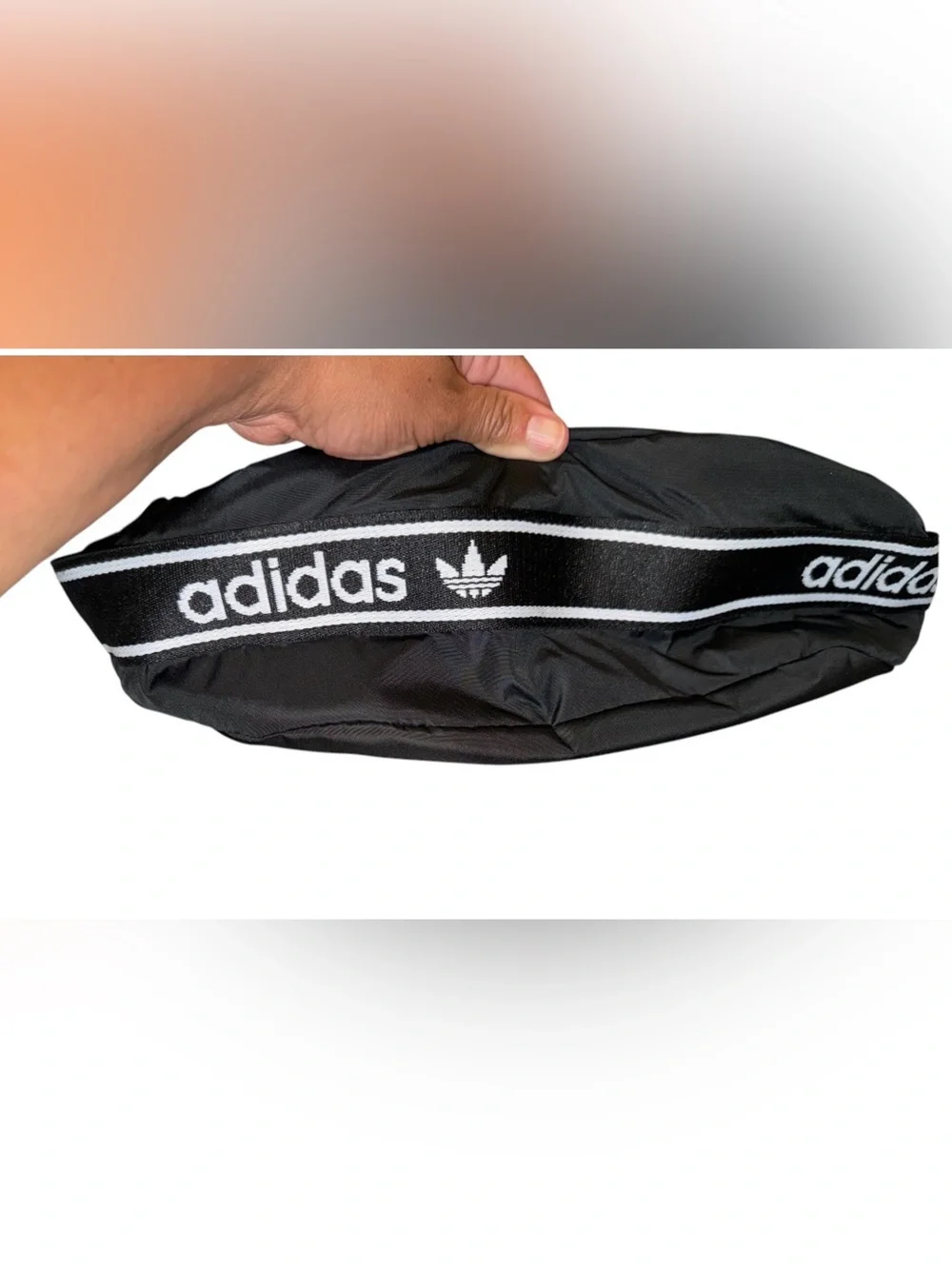 adidas Black Courtside Crossbody Messenger Bag